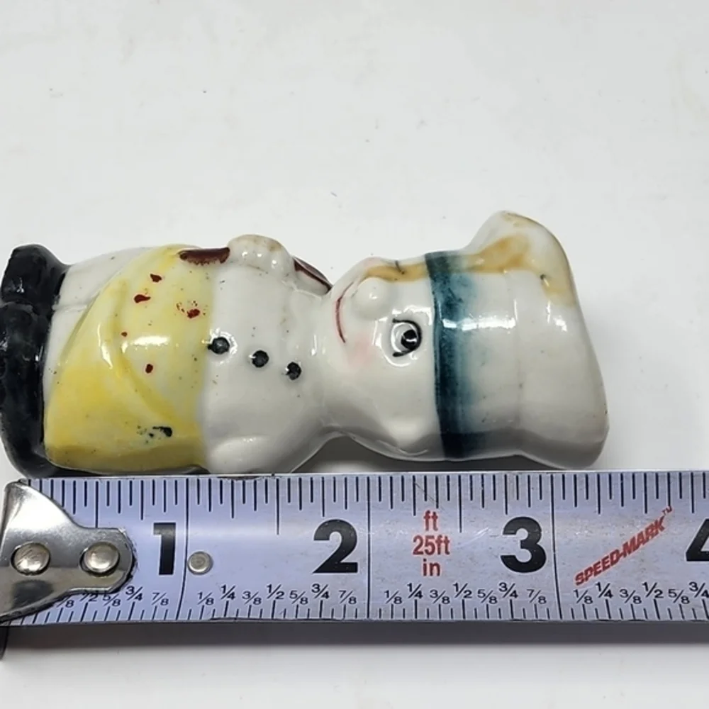 Vintage Ceramic Japan Man And‎ Woman Chefs Salt And Pepper Shakers